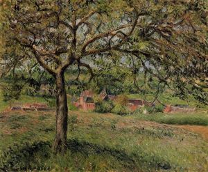 Artist Camille Pissarro's Work - Apple tree at eragny 1884