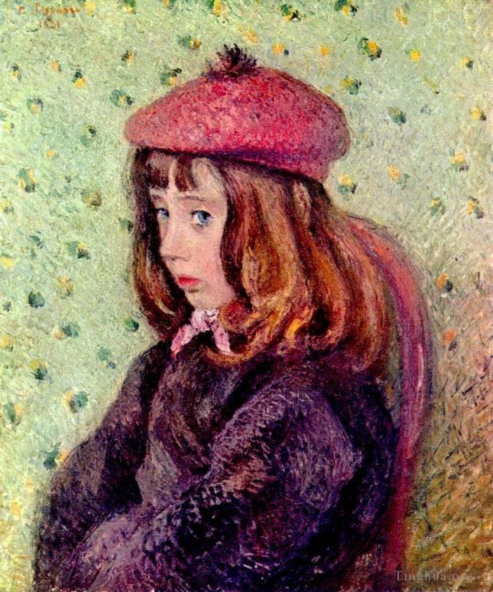 Camille Pissarro Oil Painting - Portrait of Félix Pissarro 1881