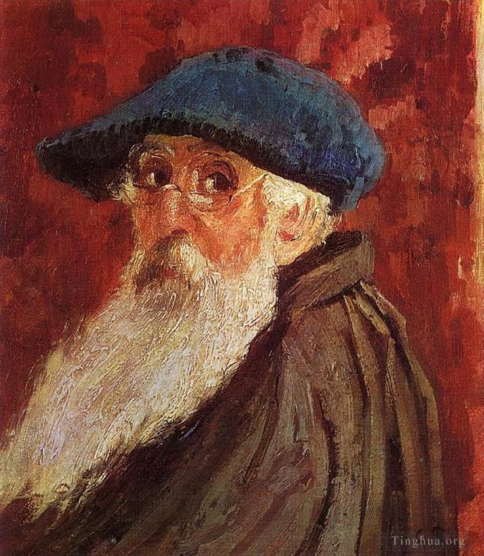 Camille Pissarro Oil Painting - Self portrait