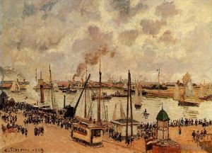 Artist Camille Pissarro's Work - The port of le havre 1903