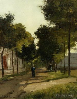 Artist Camille Pissarro's Work - The road 1