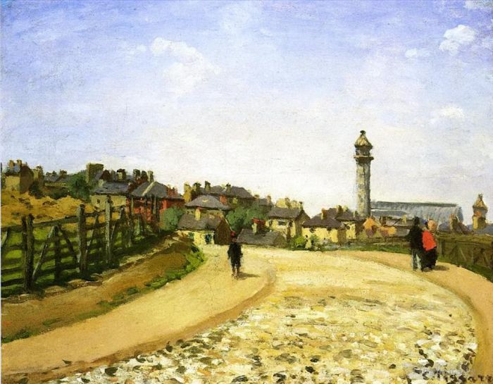 Camille Pissarro Oil Painting - Upper norwood chrystal palace london 1870