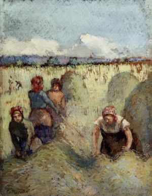 Artist Camille Pissarro's Work - Haymaking