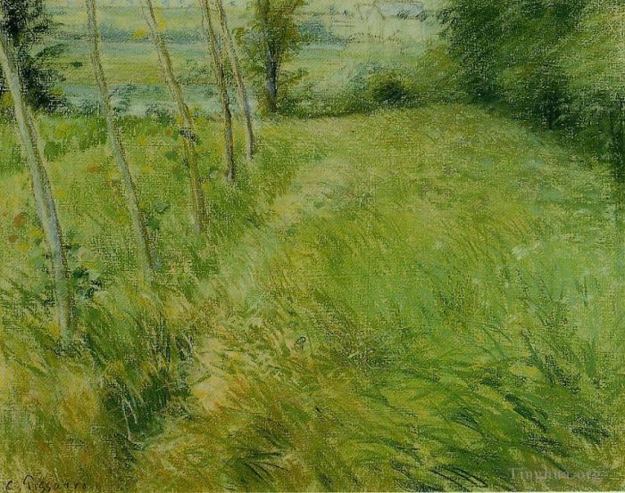Camille Pissarro Various Paintings - Landscape at pontoise 1