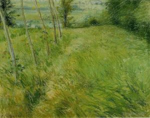 Artist Camille Pissarro's Work - Landscape at pontoise 1