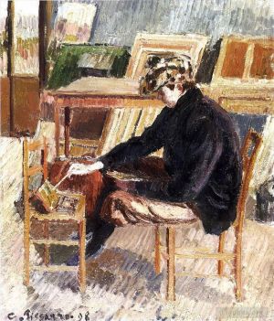 Artist Camille Pissarro's Work - Paul study 1898