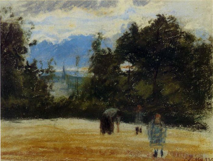 Camille Pissarro Various Paintings - The clearing