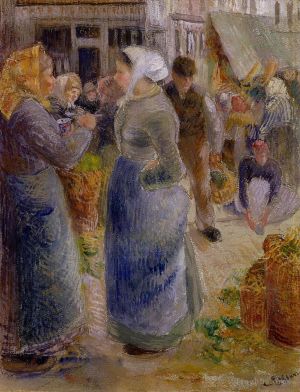 Artist Camille Pissarro's Work - The market