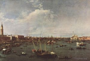Artist Canaletto's Work - Bacino di San Marco St Marks Basin
