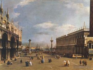 Artist Canaletto's Work - The Piazzetta