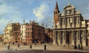 Artist Canaletto's Work - Santa Maria Zobenigo