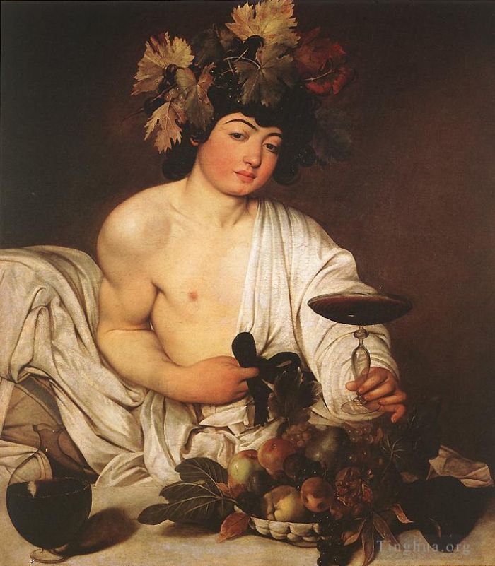 Caravaggio Oil Painting - Bacchus