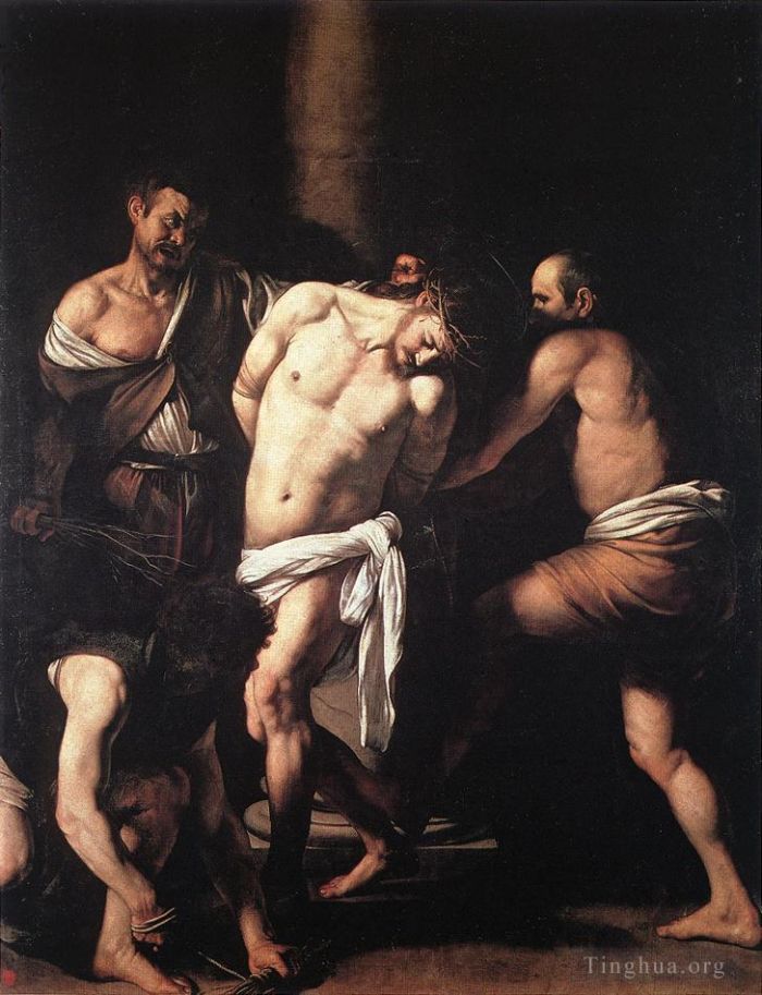 Caravaggio Oil Painting - Flagellation