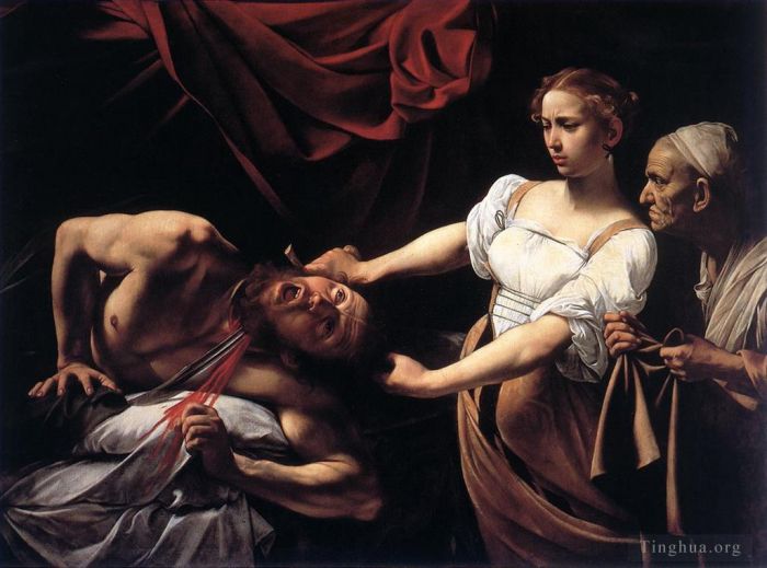 Caravaggio Oil Painting - Judith Beheading Holofernes