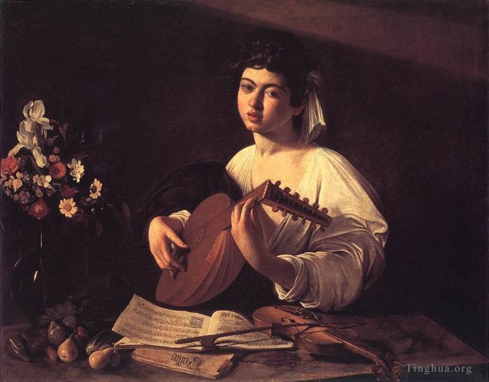 Caravaggio Oil Painting - Lute Player