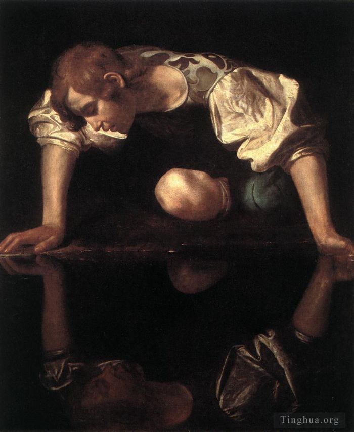 Caravaggio Oil Painting - Narcissus