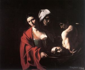 Artist Caravaggio's Work - Salome with the Head of the Baptist
