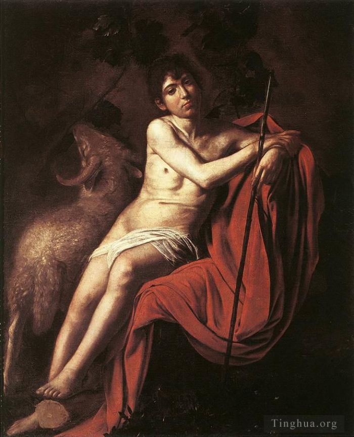 Caravaggio Oil Painting - St John the Baptist