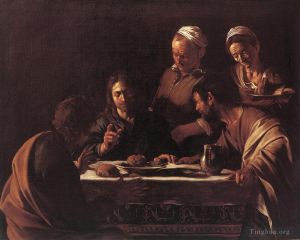 Artist Caravaggio's Work - Supper at Emmaus