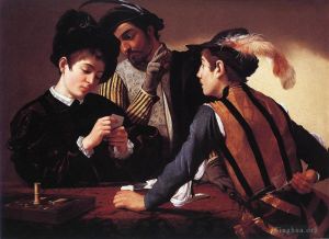 Artist Caravaggio's Work - The Cardsharps