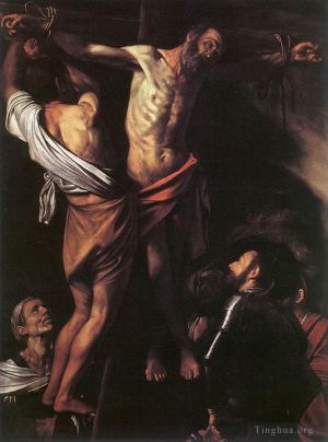 Artist Caravaggio's Work - The Crucifixion of St Andrew