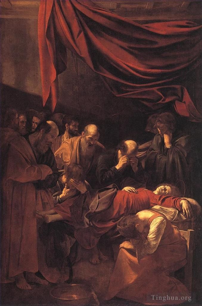Caravaggio Oil Painting - The Death of the Virgin
