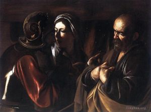 Artist Caravaggio's Work - The Denial of St Peter