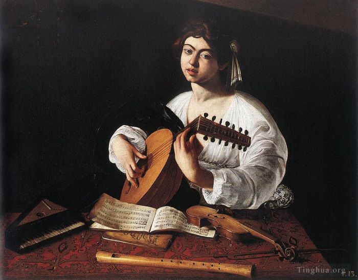 Caravaggio Oil Painting - The Lute Player