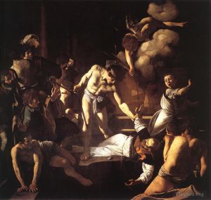 Artist Caravaggio's Work - The Martyrdom of St Matthew