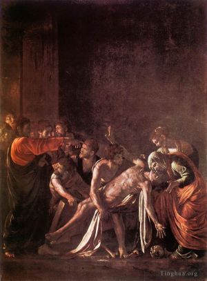 Artist Caravaggio's Work - The Raising of Lazarus