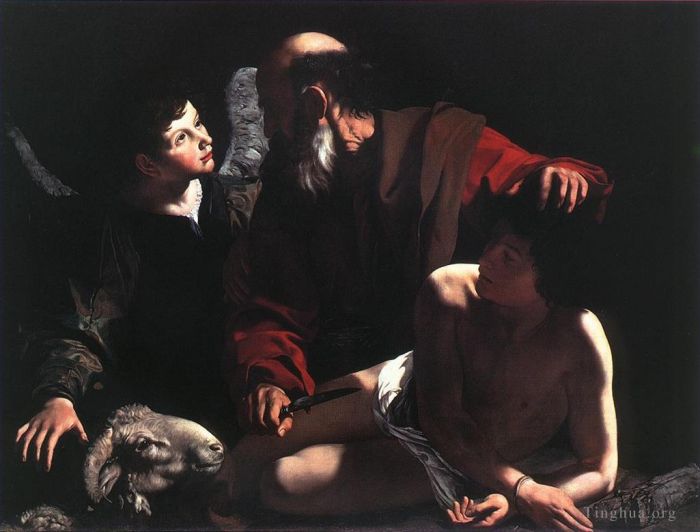 Caravaggio Oil Painting - The Sacrifice of Isaac2