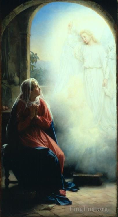 Carl Heinrich Bloch Oil Painting - The Annunciation