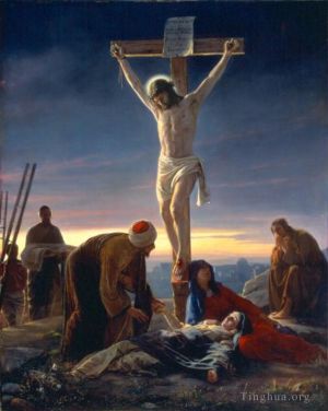 Artist Carl Heinrich Bloch's Work - The Crucifixion