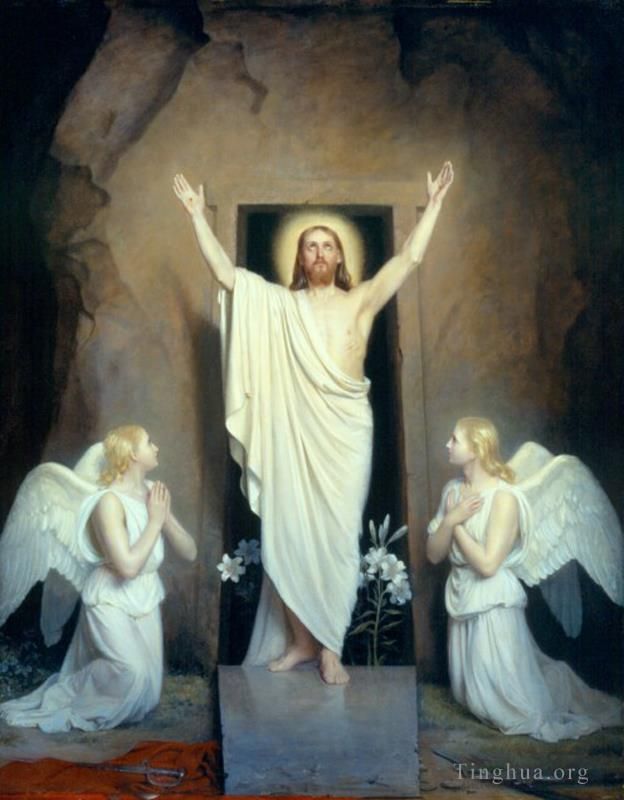 Carl Heinrich Bloch Oil Painting - The Resurrection