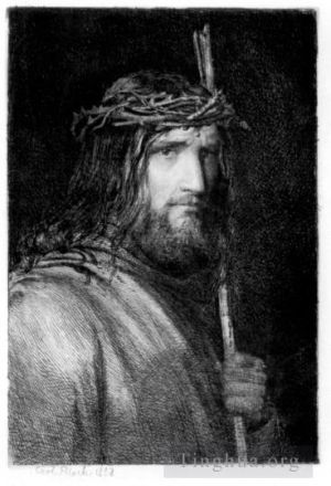 Artist Carl Heinrich Bloch's Work - Christ Portrait