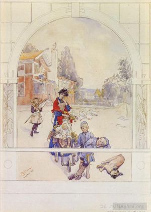 Artist Carl Larsson's Work - Swedish 1853to 191My Loved nes SnD SUNDBORN 1893water