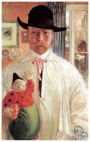 Artist Carl Larsson's Work - Self recognition 1906