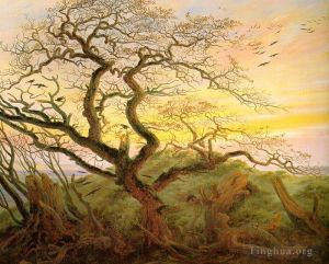 Artist Caspar David Friedrich's Work - The Tree of Crows