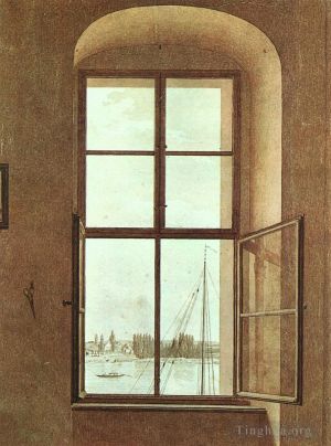 Artist Caspar David Friedrich's Work - View from the Painters Studio