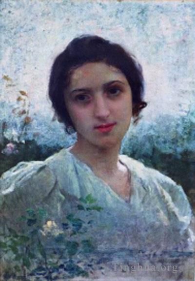 Charles Amable Lenoir Oil Painting - Eugenie Lucchesi