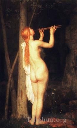 Artist Charles Gleyre's Work - Bacchante nude
