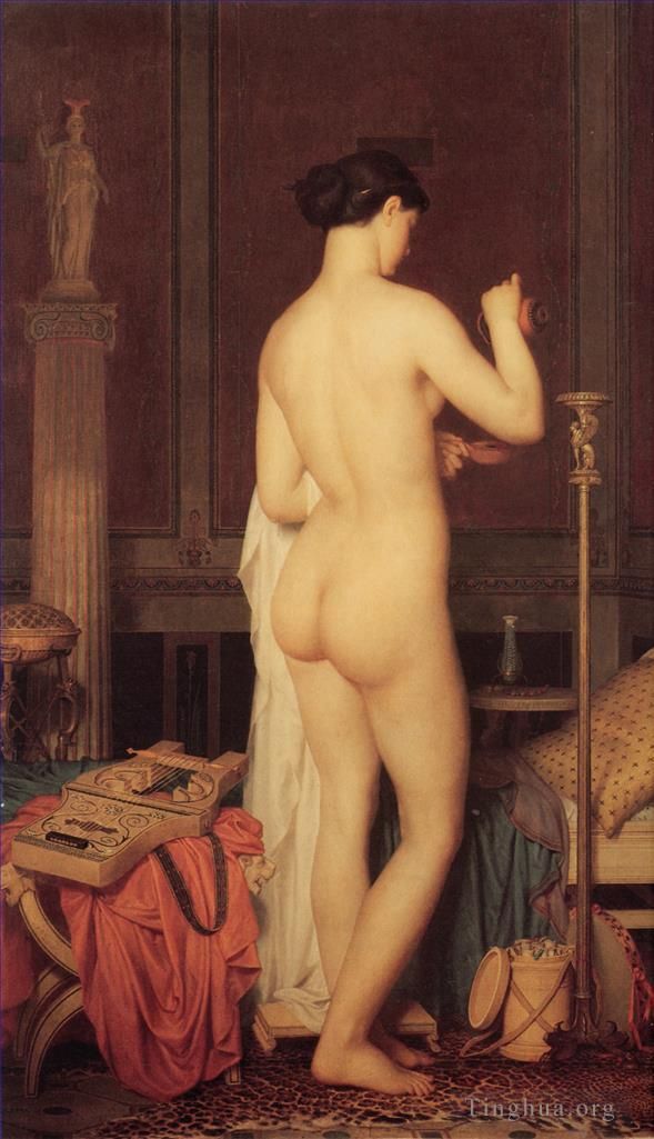 Charles Gleyre Oil Painting - Le Coucher de Sappho nude