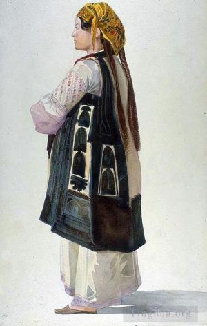 Artist Charles Gleyre's Work - Albanian Peasant Athens