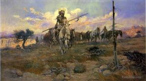 Artist Charles Marion Russell's Work - Bringing Home the Spoils