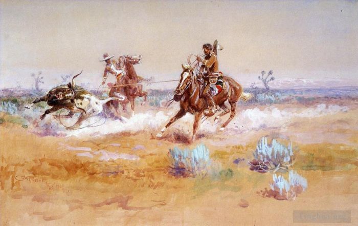 Charles Marion Russell Various Paintings - Mexico