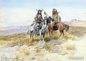 Artist Charles Marion Russell's Work - On the Prowl
