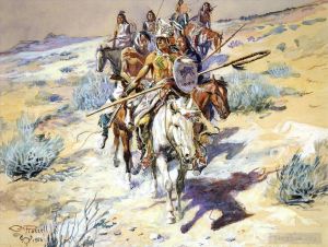 Artist Charles Marion Russell's Work - Return of the Warriors