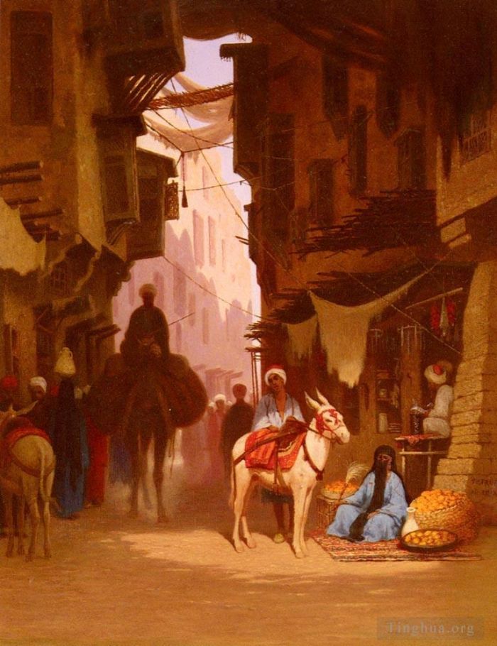 Charles-Théodore Frère Oil Painting - The Souk
