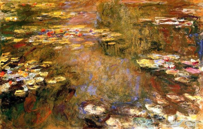 Claude Monet Oil Painting - 4 The Water Lily Pond