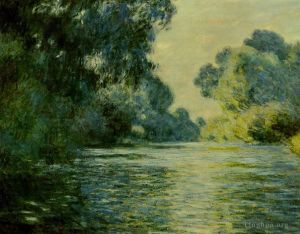 Artist Claude Monet's Work - Arm of the Seine at Giverny